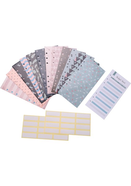 12 Paket Bütçe Zarfları Bütçeleme Için Lamine Nakit Zarfı (Yurt Dışından)