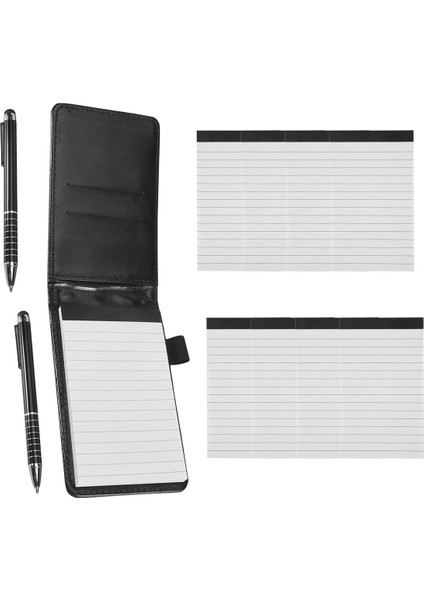 Mini Not Defteri Tutucu Dahil 2 Adet Kalem 8 Adet Yeniden Doldurulabilir Anı Defteri (Yurt Dışından)