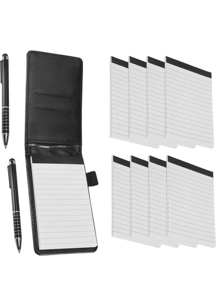 Mini Not Defteri Tutucu Dahil 2 Adet Kalem 8 Adet Yeniden Doldurulabilir Anı Defteri (Yurt Dışından) modelleri