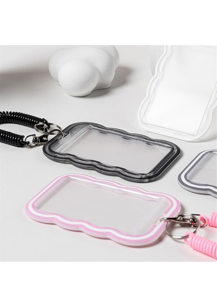 Otobüs Kartı Koruma Kılıfı Için 4 Adet Dalga Şeffaf Kart Tutucu (Yurt Dışından) fırsatları