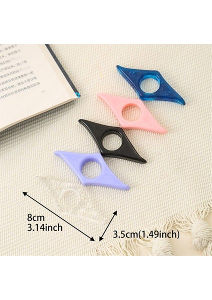 5 Adet Kitap Sayfası Tutucu, El Yapımı Başparmak Kitap Sayfası Tutucu Kitap Severler Için (Yurt Dışından)