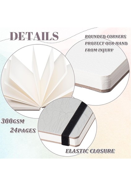 3 Parça Suluboya Kağıdı Eskiz Defteri ve 6 Parça Suluboya Fırça Kalemleri (Yurt Dışından) modelleri