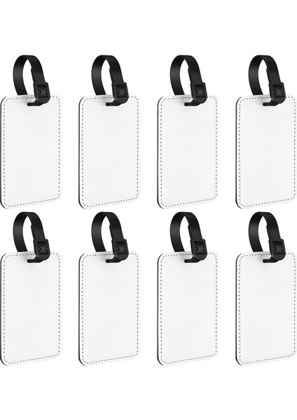 8 Adet Süblimasyon Bagaj Etiketi Isim Etiketi Boş Bavul Etiketleri (Yurt Dışından)