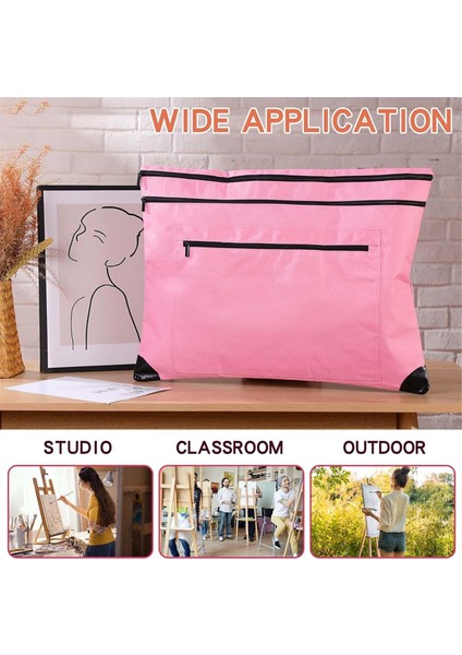 Sanat Evrak Çantası Su Geçirmez Taşıma Çantası Eskiz, B (Yurt Dışından) indirimleri