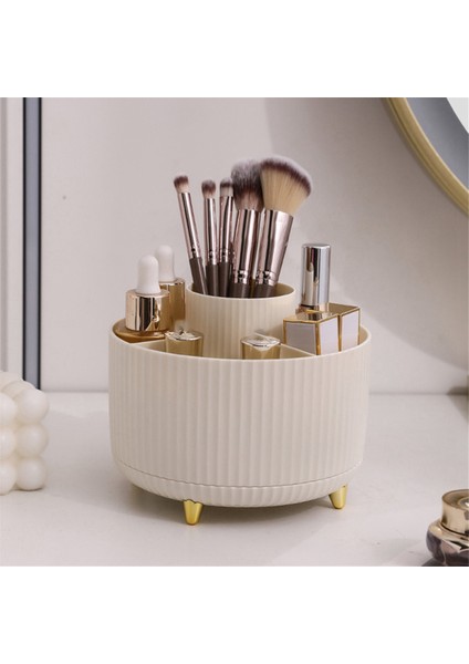 Makyaj Fırçası Tutucu Düzenleyici, 360° Dönebilen 5 Yuvalı Makyaj Fırçaları Kupası (Yurt Dışından) fiyatları