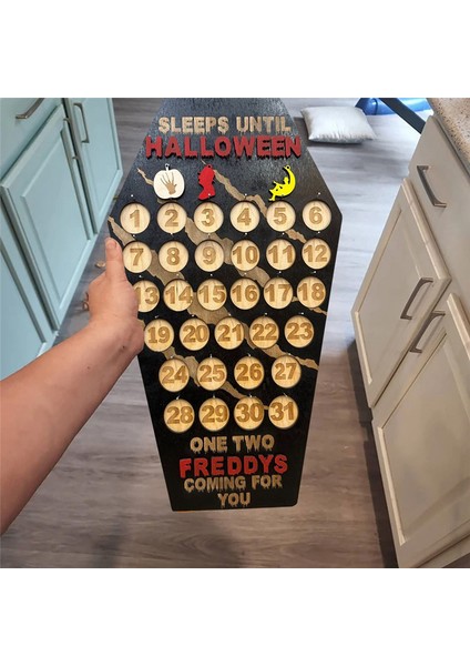 Cadılar Bayramı Geri Sayım Özel Korku Krueger Korkunç Tabut Işareti (Yurt Dışından) fiyatları