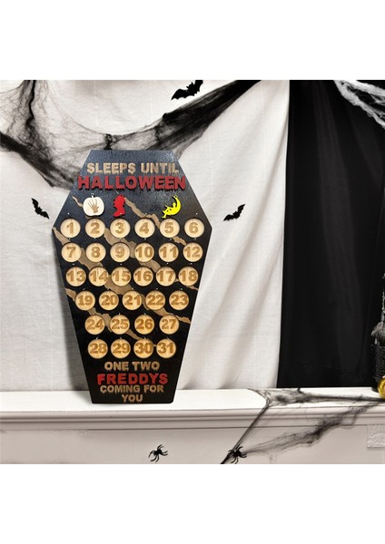 Cadılar Bayramı Geri Sayım Özel Korku Krueger Korkunç Tabut Işareti (Yurt Dışından) modelleri