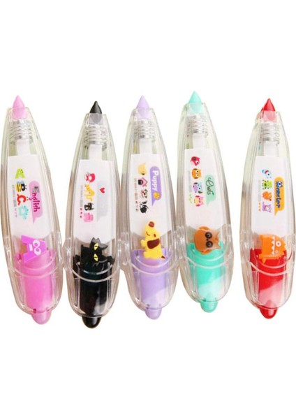 5 Adet Scrapbooking Düzeltme Bandı Düzeltme Kalemi Bandı (Yurt Dışından)