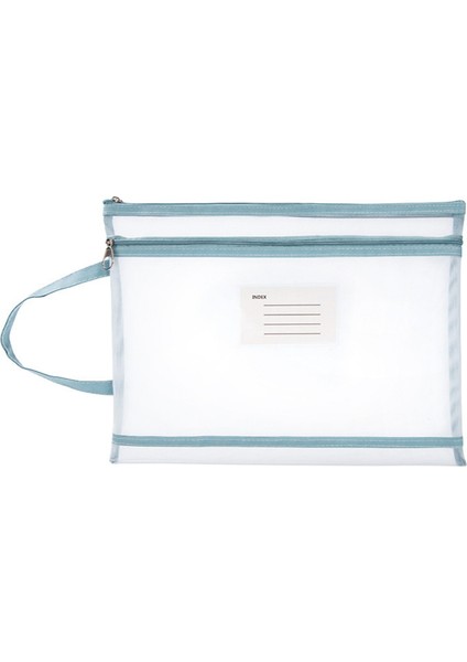 3 Adet A4 Yarı Saydam A4 Belge Çantası File Fermuarlı Kese 3 Renk (Yurt Dışından) fiyatları