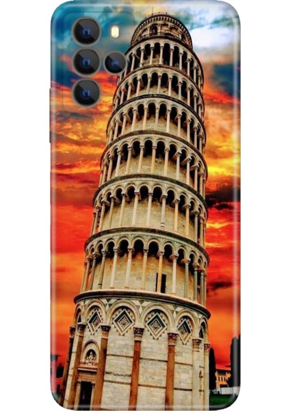 Omix X700 Kılıf Hd Silikon Pizza Kulesi