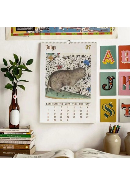 Garip Ortaçağ Kedileri Takvimi,komik Garip Ortaçağ Kedileri Takvimi 2024 A (Yurt Dışından) fiyatları