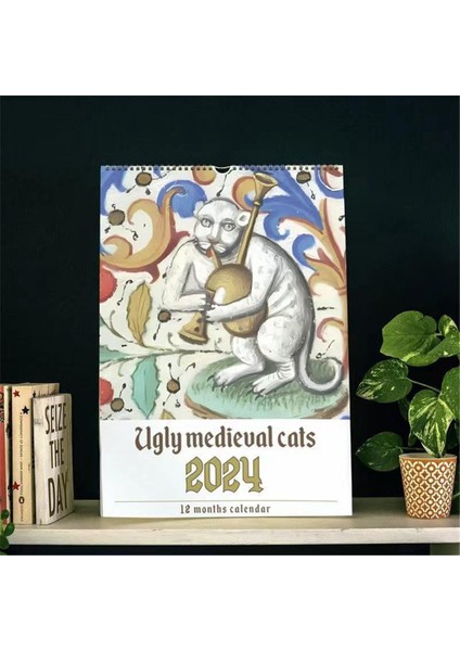 Garip Ortaçağ Kedileri Takvimi,komik Garip Ortaçağ Kedileri Takvimi 2024 A (Yurt Dışından) modelleri