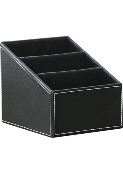 Pu Deri Masa Kırtasiye Düzenleyici, Çok Fonksiyonlu Masa Saklama Kutusu (Yurt Dışından)