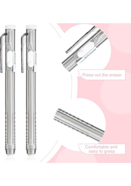 12 Paket Geri Çekilebilir Mekanik Silgi Kalemler, Okul Ev Ofis B (Yurt Dışından) fiyatları