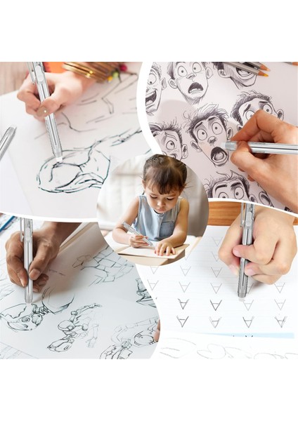 12 Paket Geri Çekilebilir Mekanik Silgi Kalemler, Okul Ev Ofis B (Yurt Dışından) indirimleri