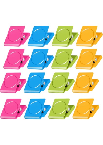 12 Adet Manyetik Klipsler Güçlü Buzdolabı Manyetik Klipsleri Beyaz Tahta Için (Yurt Dışından)