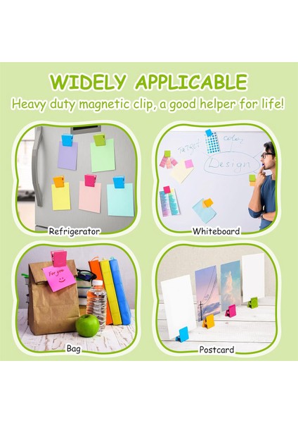 12 Adet Manyetik Klipsler Güçlü Buzdolabı Manyetik Klipsleri Beyaz Tahta Için (Yurt Dışından) fırsatları