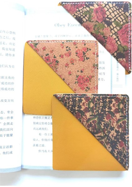 Çiçek Sayfa Köşesi Sevimli Çiçek Ayracı Üçgen Köşe Ayracı (Yurt Dışından)