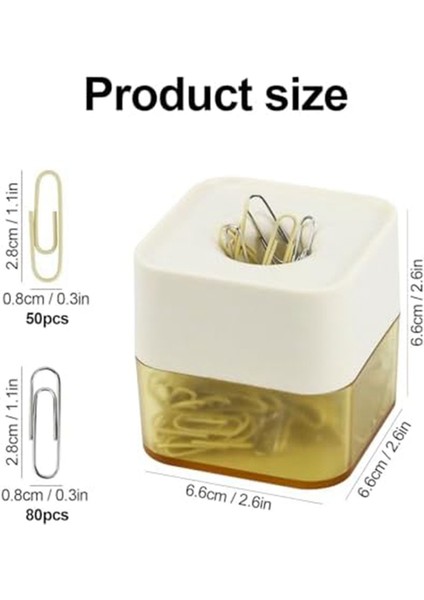 Yeni Iki Renkli Ataçlar, 28MM, Kutu Başına 130 Ataç (Tereyağı Sarısı) (Yurt Dışından) fırsatları