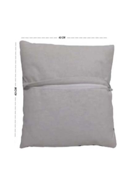 Lacivert Çiçek Desenli 3D Punch Görünümlü Dijital Baskılı 2’li Dekoratif Kırlent Kılıfı modelleri