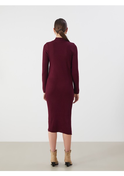 Yeni Sezon Yarım Balıkçı Yaka Triko Elbise fırsatları