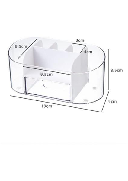 Şeffaf Masa Düzenleyici, Akrilik Kalem Kalemlik, (Mavi) (Yurt Dışından) modelleri