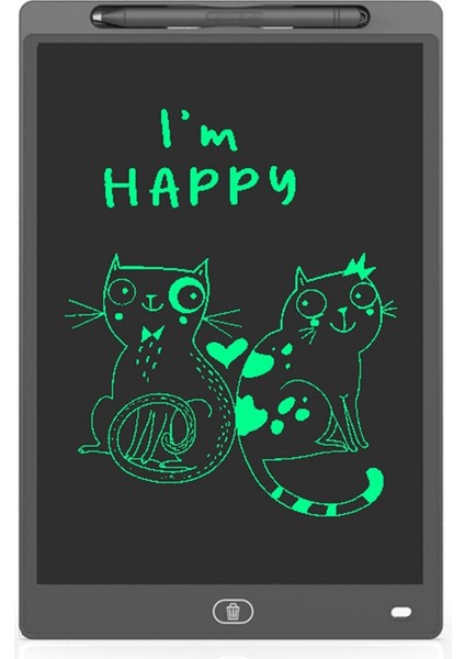 Çocuk Oyuncaklarına Uygun 12 Inç LCD Çizim Tahtası, (Monokrom) D (Yurt Dışından)