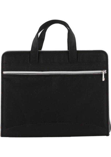 Iş Fermuarlı Su Geçirmez Iç Çanta 12 Oxford Kumaş Organ Çantası Siyah (Yurt Dışından)