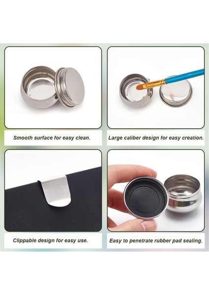 Boş Suluboya Paleti 12 Küçük Boya Yağı Saklama Kabı (Yurt Dışından) modelleri