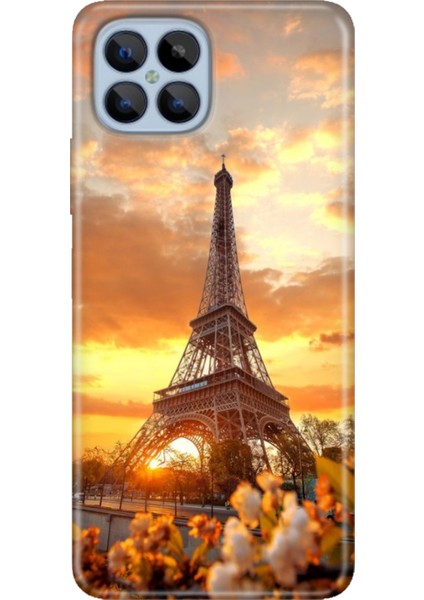 Omix X600 Kılıf Renkli Esnek Silikon Eyfel