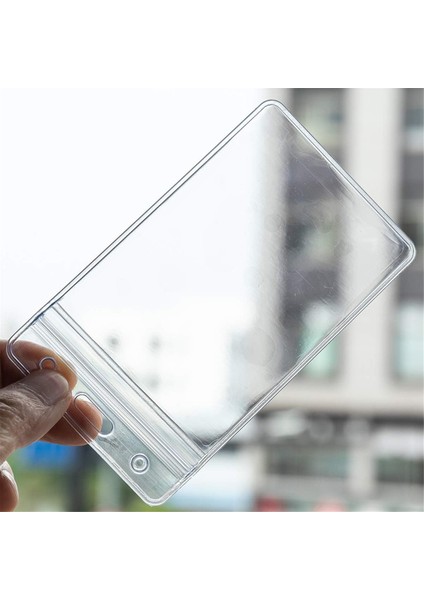 Su Geçirmez Dikey Kimlik Rozeti Tutucusu Mühürlü Üst Koruma (Yurt Dışından) fırsatları