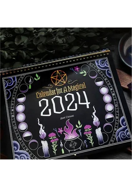 Büyülü, Zaman Planlama Duvar Dekoru Için 2024 Takvimi (Yurt Dışından) modelleri