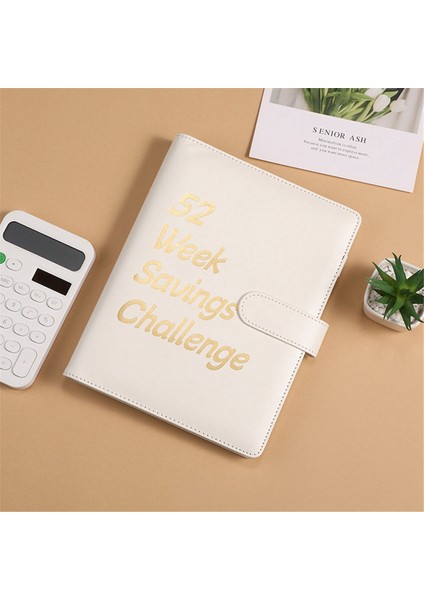 52 Hafta Para Biriktirme Mücadelesi Dosyası, Nakit Zarflı, Beyaz (Yurt Dışından) fırsatları