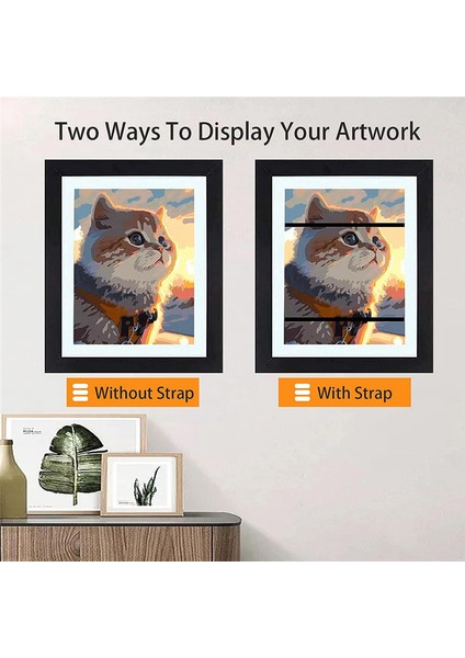 Çocuk Sanat Sergileme Çerçeveleri, Çocukların Çizim El Sanatları Için (Siyah, 2 Adet) (Yurt Dışından) modelleri