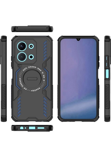 Xiaomi Redmi 15C 5g/4g (173.16*81.07*8.2MM) Magsafe Kılıf, Manyetik Düşmeye Dayanıklı Telefon Kılıfı Kapağı Xiaomi Redmi 15C 5g/4g (173.16*81.07*8.2MM) (Yurt Dışından)