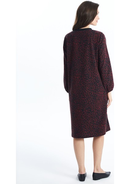 Yeni Sezon Bisiklet Yaka Desenli Elbise fırsatları