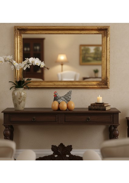 Dekoratif Tavuk ve Yumurtalar Biblo Seti - Bereket ve Bolluk Temalı Gri Tavuk Figürü modelleri