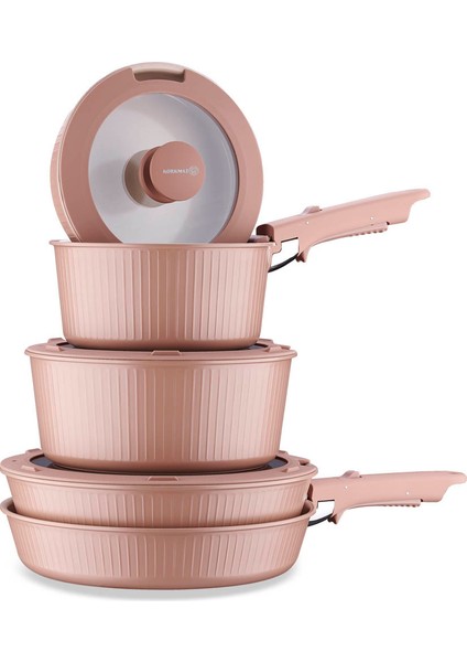 Nova Pratika Mocha 10 Parça Tencere Seti A2791-1 modelleri