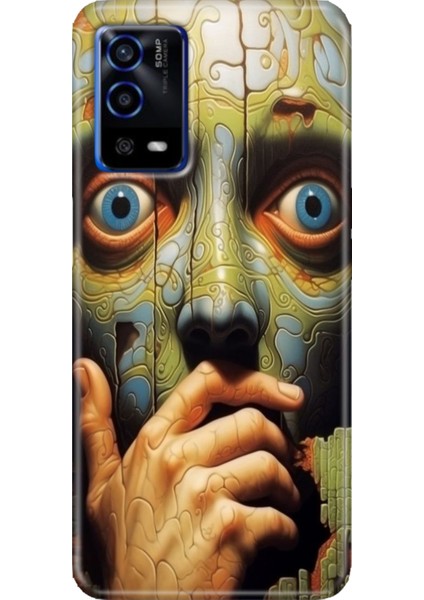 Oppo A55 4g Kılıf Silikon Tasarım Stok Iluzyon