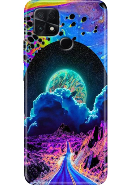 Poco C40 Kılıf Renkli Temalı Silikon Dream Road
