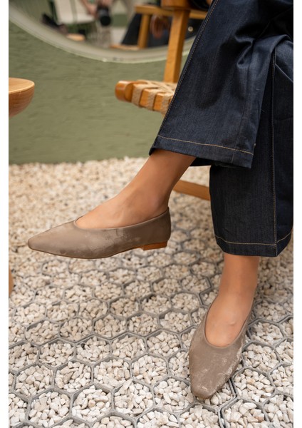 Joset Vizon Küt Burun Düz Kadın Babet modelleri