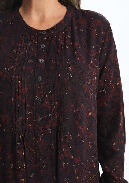 Yeni Sezon Bisiklet Yaka Desenli Elbise modelleri