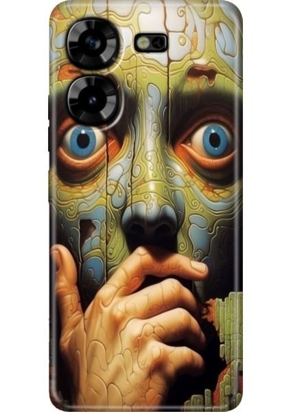 Tecno Pova 5 Kılıf Renkli Esnek Silikon Iluzyon