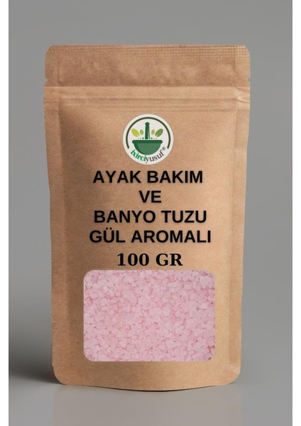 Ayak Bakım & Banyo Tuzu (Gül Aromalı) 100 gr