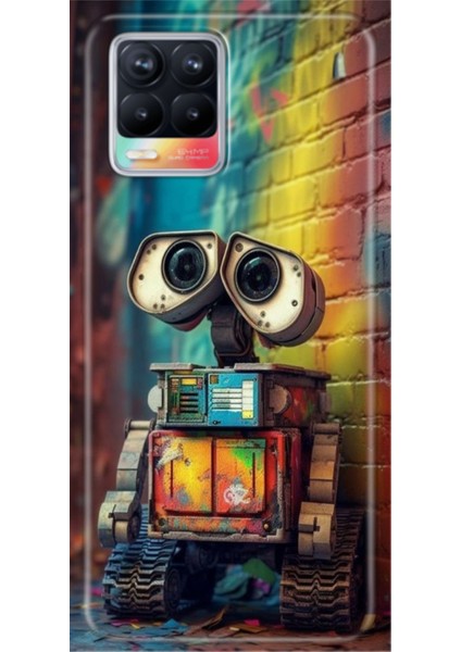 Realme 8 / Realme 8 Pro Kılıf Renkli Esnek Silikon Robotic