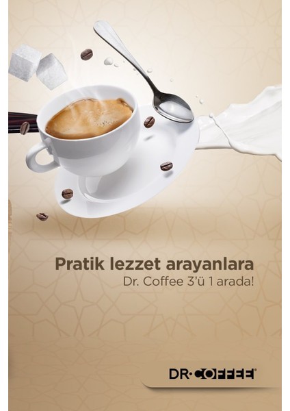 Dr Coffe Drcoffee 3ü1 Arada 17G. Ofis Seti 10'lu indirimleri