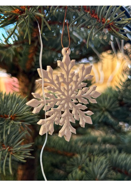 Yılbaşı Süsü Kar Tanesi 10 Lu Set