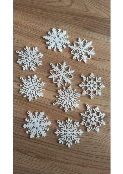 Yılbaşı Süsü Kar Tanesi 10 Lu Set fırsatları