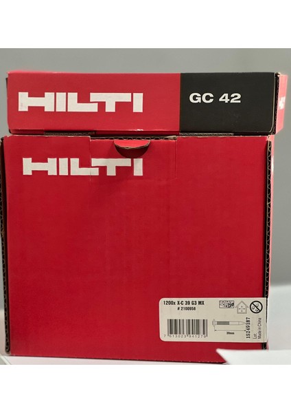 39MM Çivi Gx3 (1200'LÜ) fiyatları