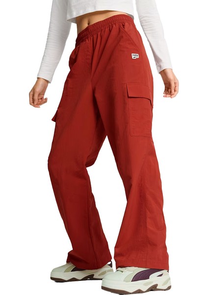 Downtown Cargo Kadın Kırmızı Günlük Stil Eşofman Altı 62678863